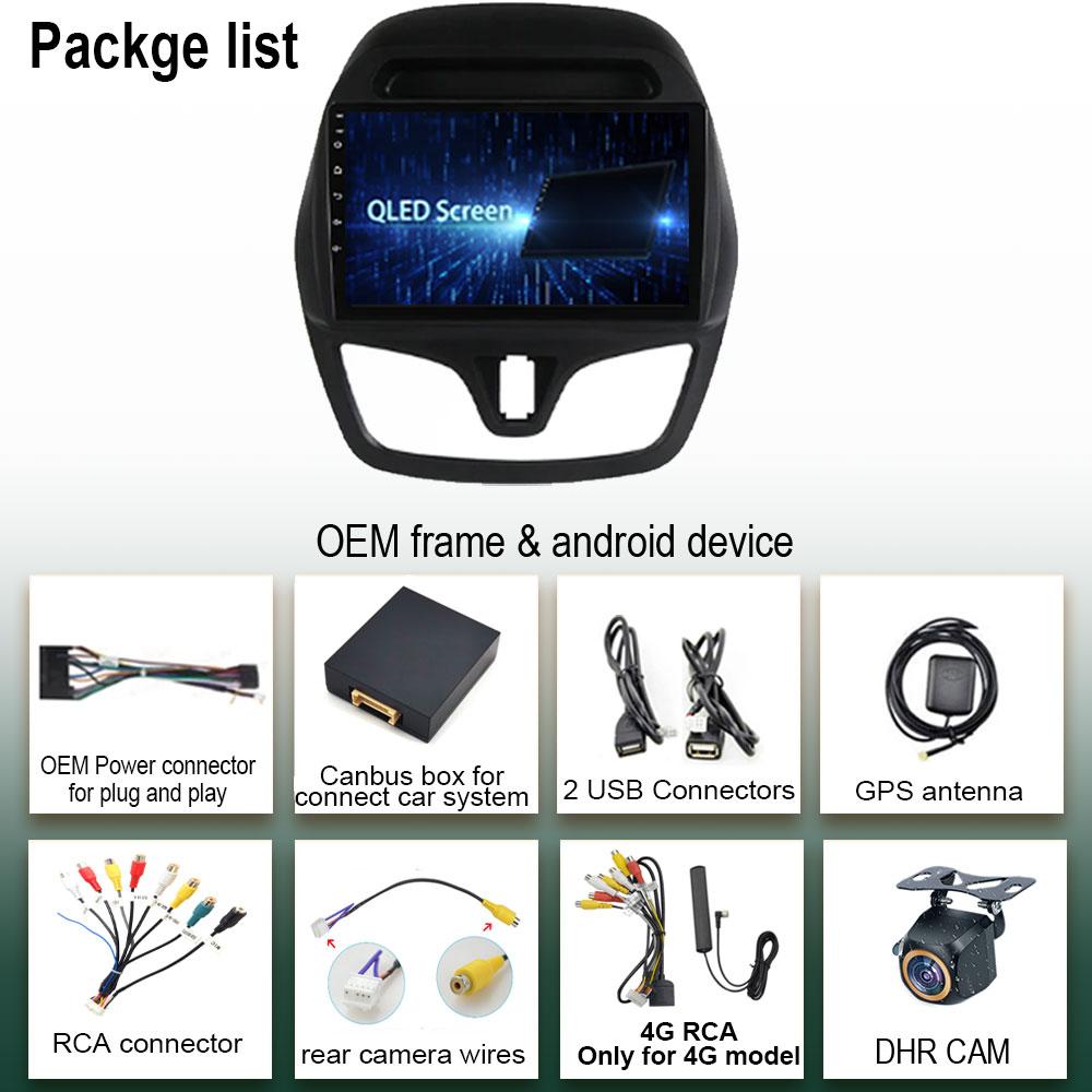 Android 14 для Chevrolet Spark Beat 2015-2018 Радио Carplay Bluetooth Автомобильный мультимедийный проигрыватель Интеллектуальная система 4G WiFi 7862 CPU