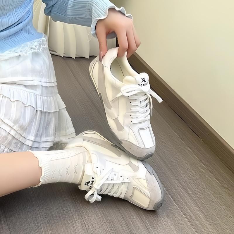 Модная немецкая тренировочная спортивная обувь 2025 Весна Осень Новый стиль Легкая Круглый носок Женские Балетки Модные Удобные Мягкие Кроссовки