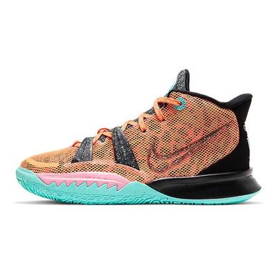 Детские кроссовки Kyrie 7 GS Play for the Future Orange Atomic-Orange Tropical-Twist CW3235-800