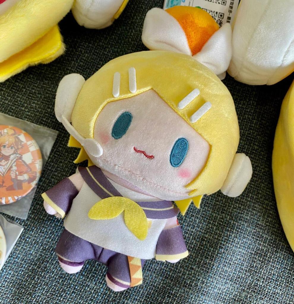 Плюшевые игрушки Хацунэ Мику брелок Кагамине Лен Рин рюкзак амулет аниме периферийные милые мягкие куклы сумка украшения подарки на день рождения