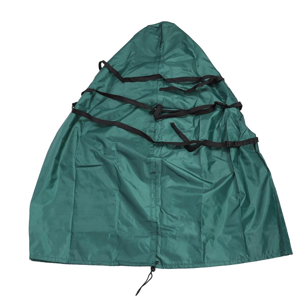 Сумка для хранения рождественской елки Многофункциональная Ветрозащитная Водонепроницаемая Солнцезащитная ткань 420D Для улицы Вертикальная Искусственная Елка Пыль