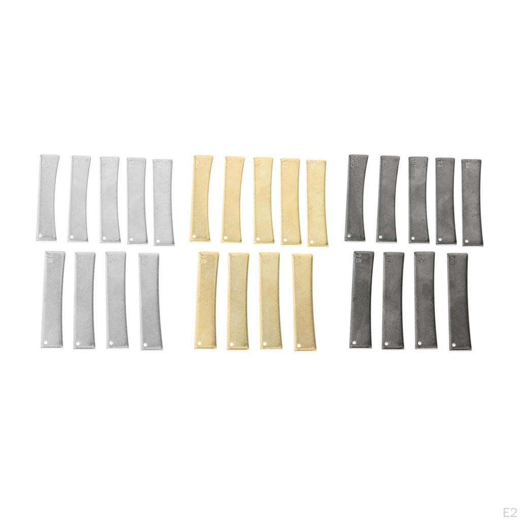 9pcs of Brass Fretboard Press Caul Inserts Electric Guitar Repair Tool Musical Instrument Accessory
