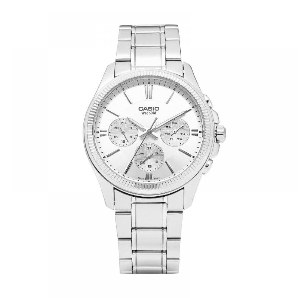Casio Mtp 1375d 7avdf  Mtp 1375d 7a  Аналоговые Студенческие Мужские Металлические Часы