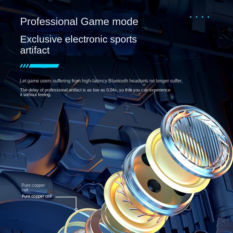 Новая игровая Bluetooth-гарнитура в стиле Mecha Wireless 5.3 Gaming с низкой задержкой и сверхдлительным сроком службы батареи