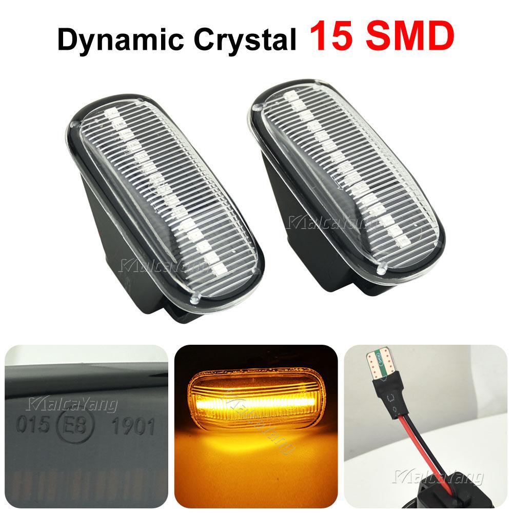 Auto Parts Side Marker Lamp Dynamic LED Turn Signal Lights for Honda CRV Accord Civic Jazz Fit Stream Integra DC5 Odyssey Acura