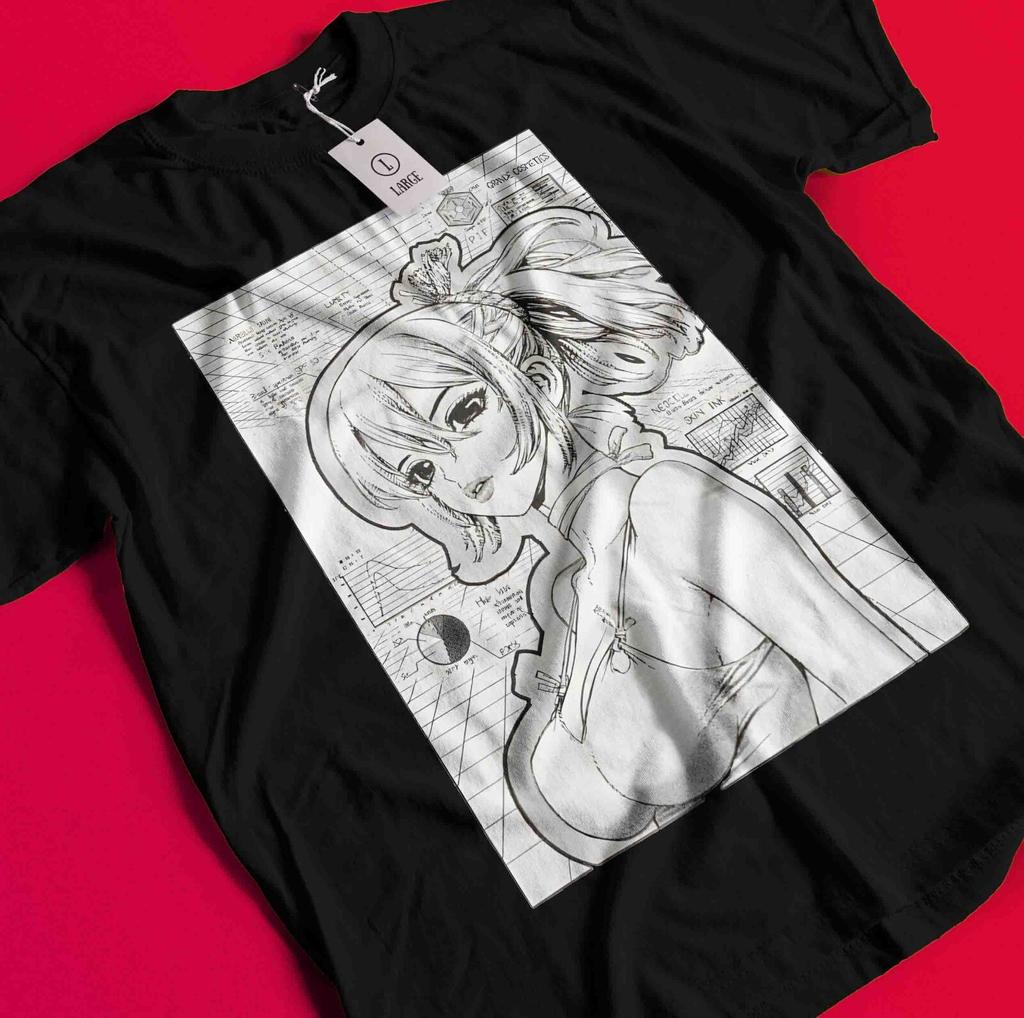 Футболка Dr Stone Senku Ishigami футболка Ryusui Asagiri Seiyuu аниме рубашка BB664