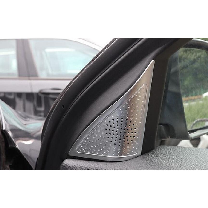 Для Jeep Cherokee 14-2022 Матовый Серебристый Передний Треугольный Порог Стойки А Накладка 2 ШТ