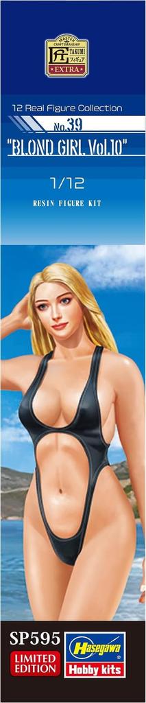 Hasegawa Коллекция Real Figure Girl Blonde, неокрашенный набор из смолы SP595 1/12 № 39 том 10