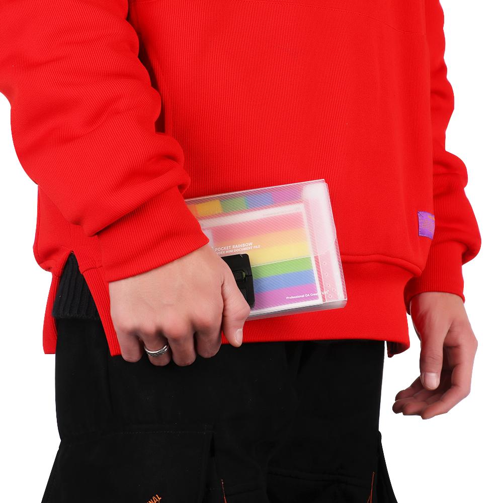 A6 Школьный пластиковый кейс для файлов 13 карманов Органайзер для бумаги Сумка для документов Папка для файлов