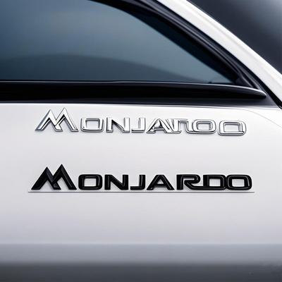 1 шт. Буквенный значок MONJARO наклейки на автомобиль для модификации автомобилей серии MONJARO, шильдик на багажник Monjaro, наклейки на задний багажник, эмблема, автомобильные аксессуары
