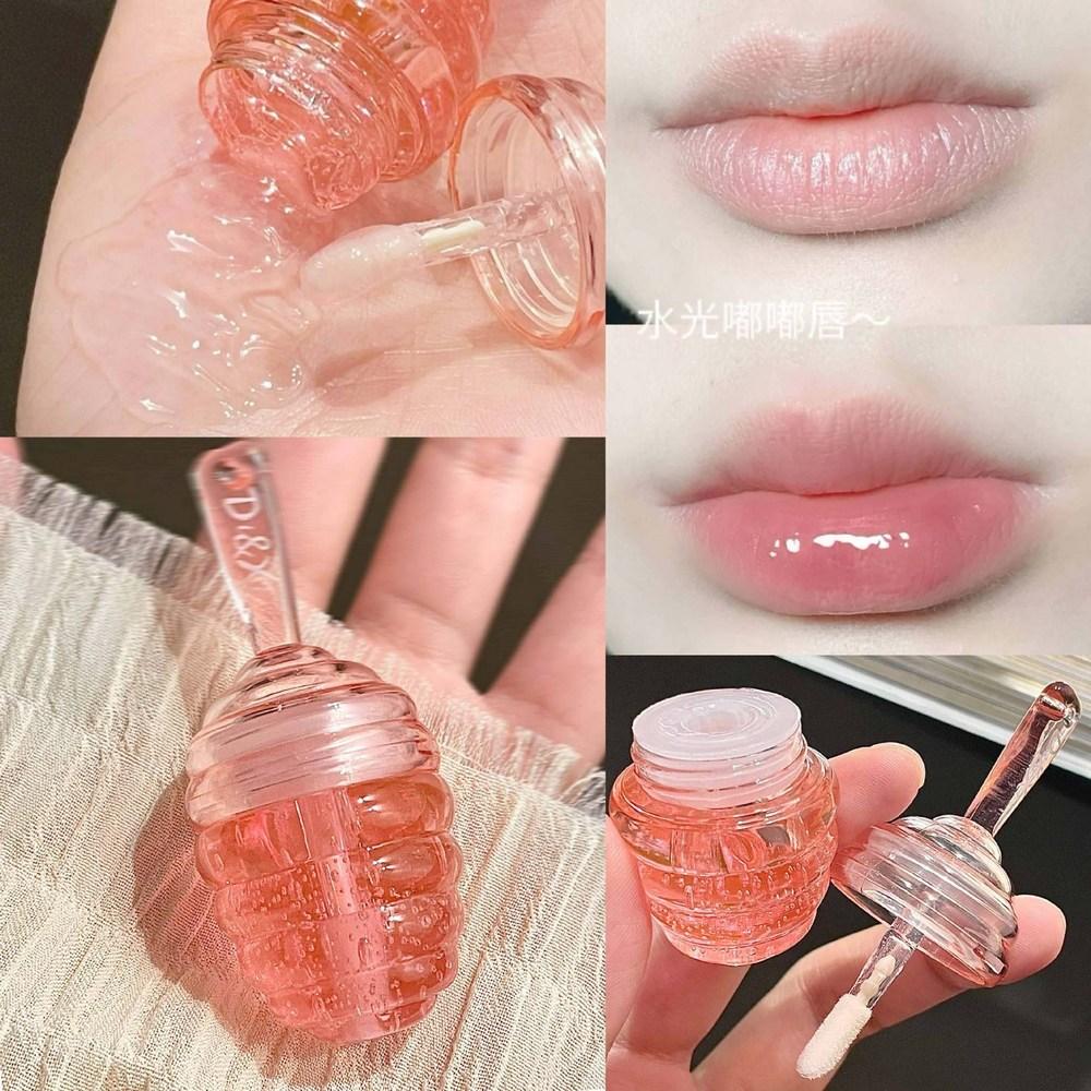 Фруктовый бальзам для губ Honey Pot Lip Oil, стойкий увлажняющий прозрачный жидкий блеск для губ, косметика для макияжа, 1 шт., 02 BEE
