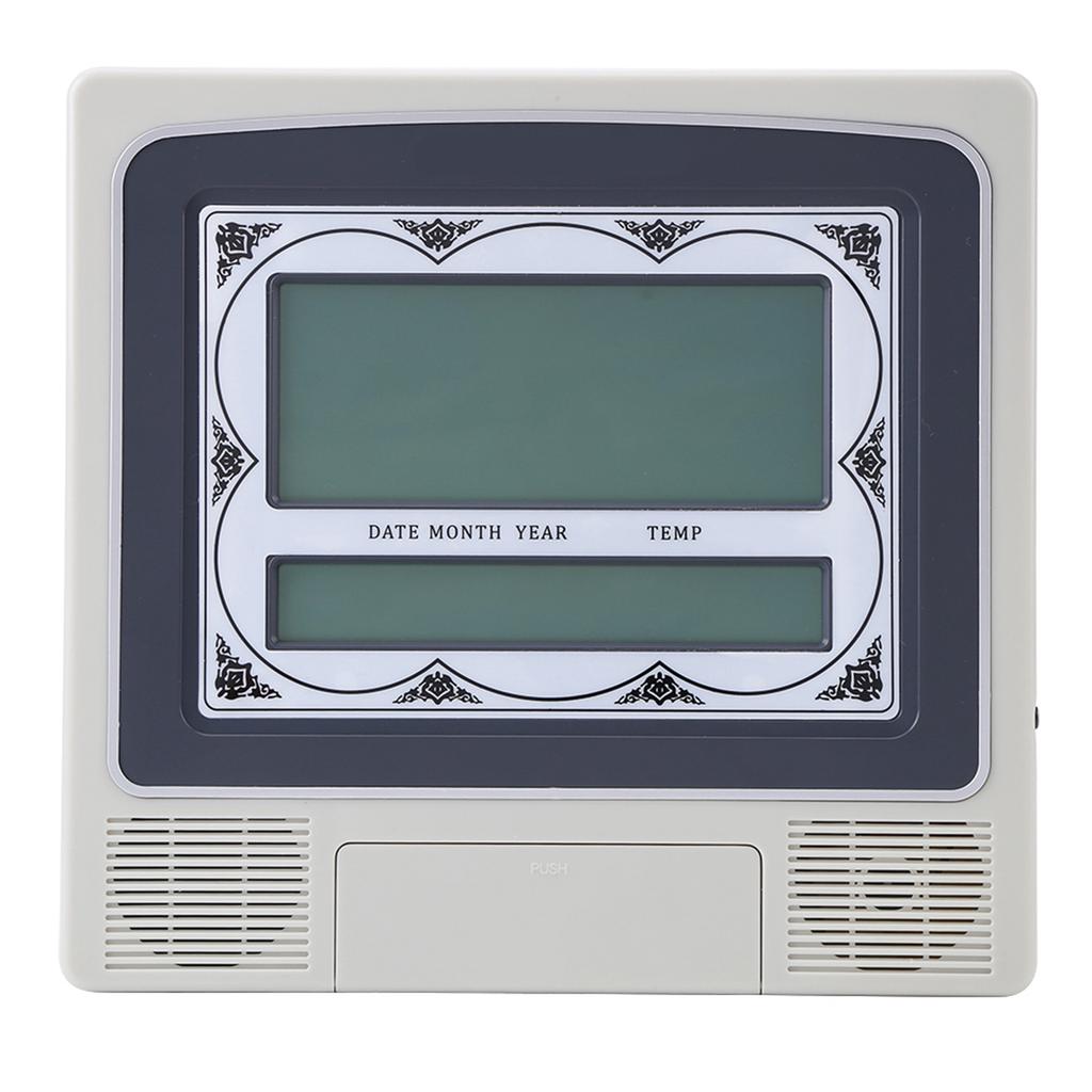 1pc Muslim Islamic Prayer Praying Azan Athan Alarm Wall Table Clock with Pen