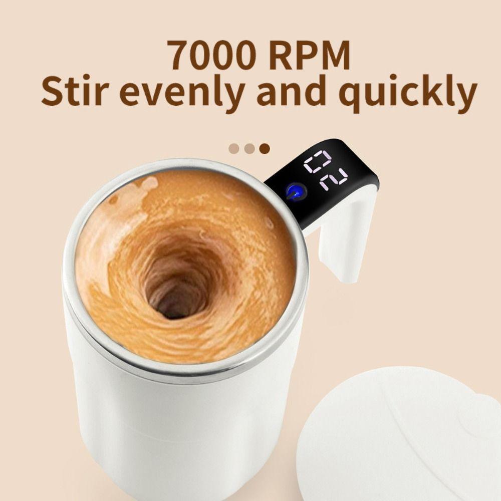 USB Rechargeable Self Stirring Mug 380ML Coffee Cup Portable Electric Coffee Mug  Coffee