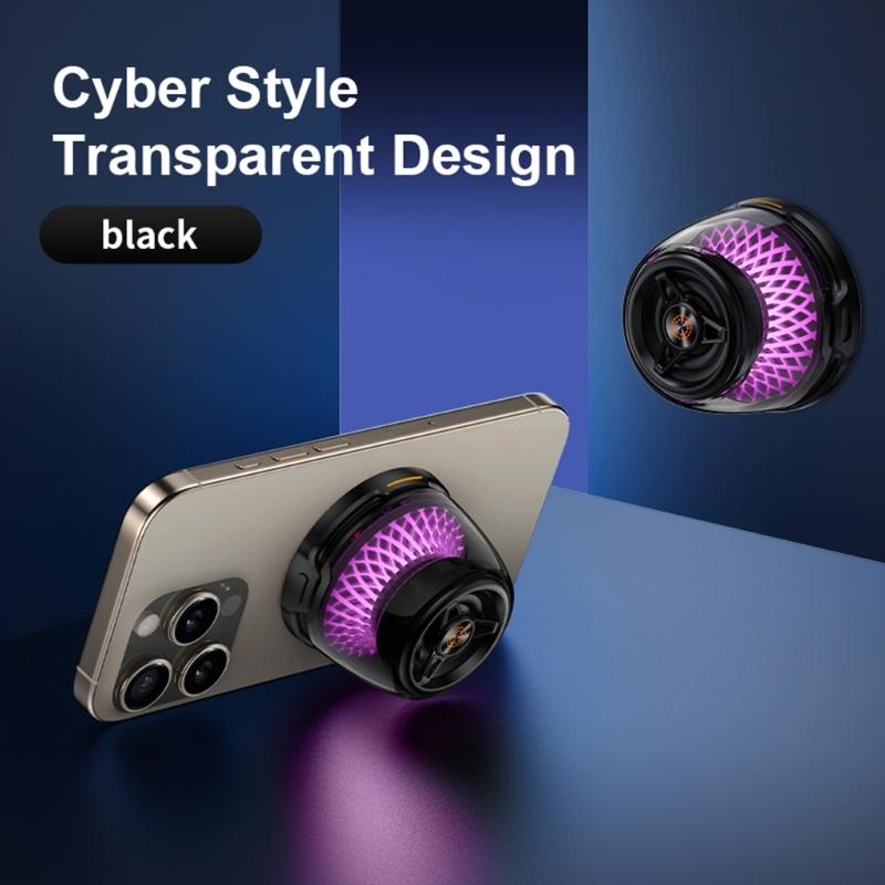 Портативная Bluetooth-совместимая колонка с беспроводной зарядкой 15 Вт и RGB-подсветкой для подростков и взрослых