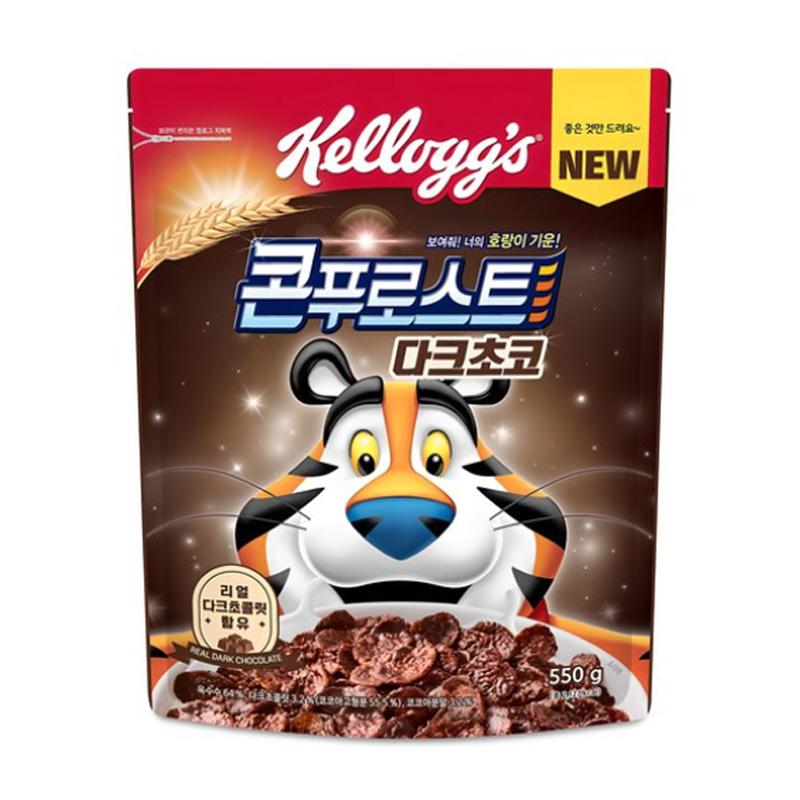 Хлопья Kellogg's Frosted Flakes Cereal Dark-Choco из Кореи 550 г (3 варианта)