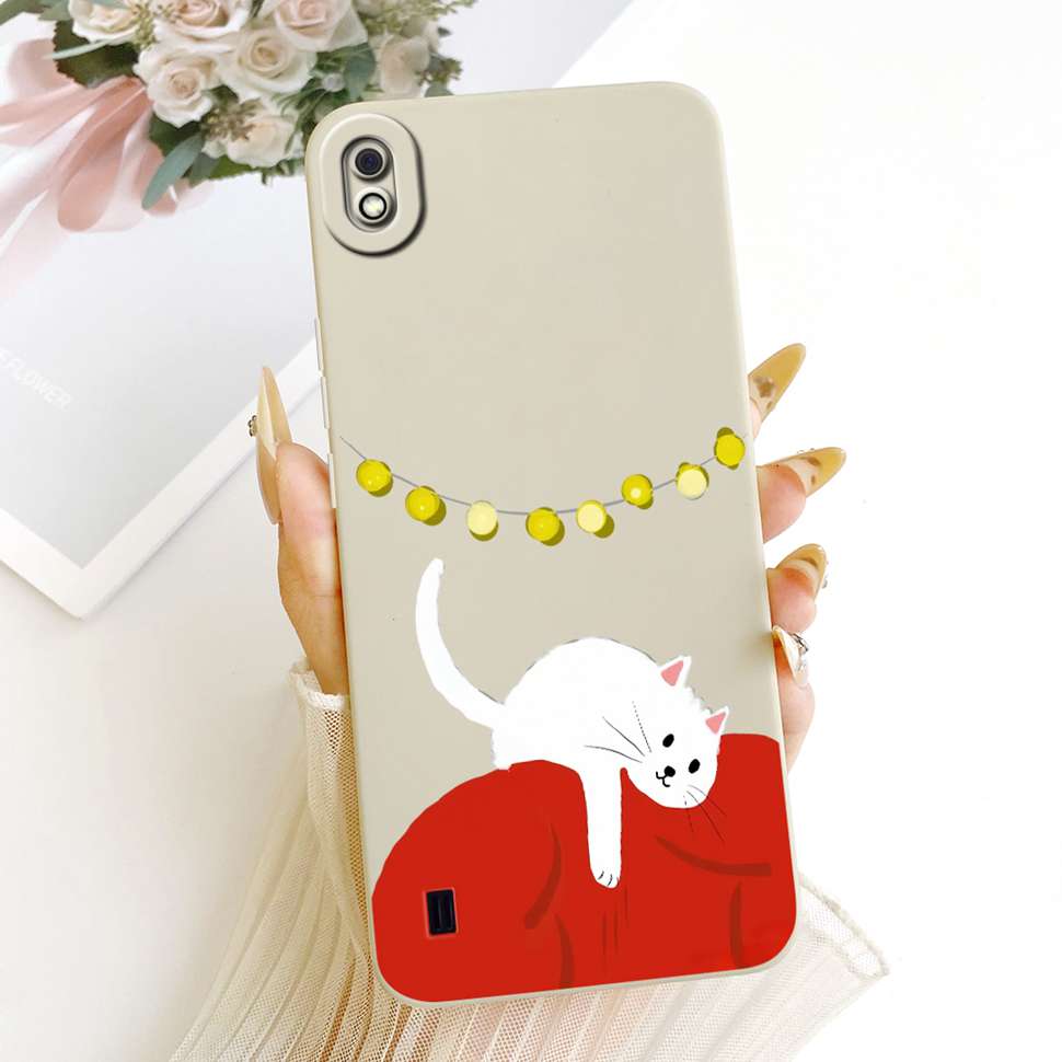 Cute Cat Book Case For Samsung Galaxy A10 A105F Case Soft Siilcone Back Cover For Samsung A10 A 10 Phone Cases 6.2'' Fundas