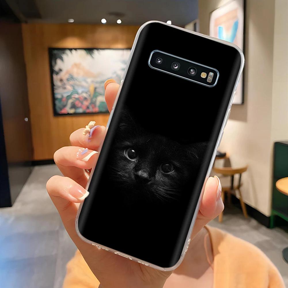 Чехол для Samsung Galaxy S10 Plus Задняя крышка Прекрасные Цветы Легкие Чехлы Для Samsung S10 S 10+ S10E Мягкий ТПУ Чехол