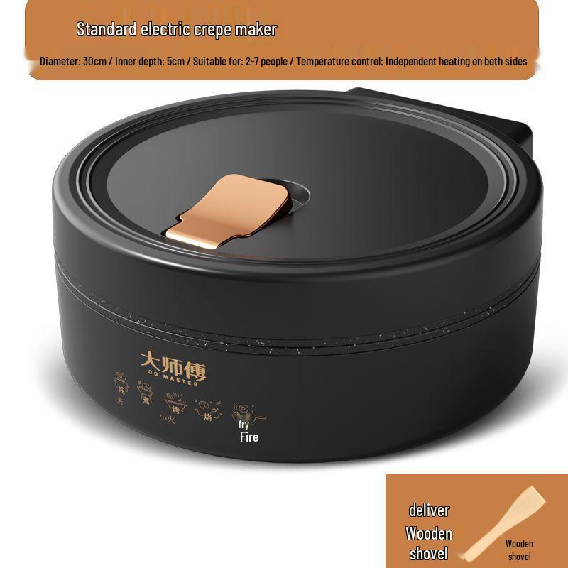 Двусторонний электрический гриль и хот-пот: Многофункциональная блинница, сковорода для выпечки и гриль