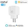 Corui Homekit Wi-Fi умная розетка Wi-Fi EU электрические розетки вилка Apple Dohome поддержка Alexa Google Assistant Siri голосовое управление