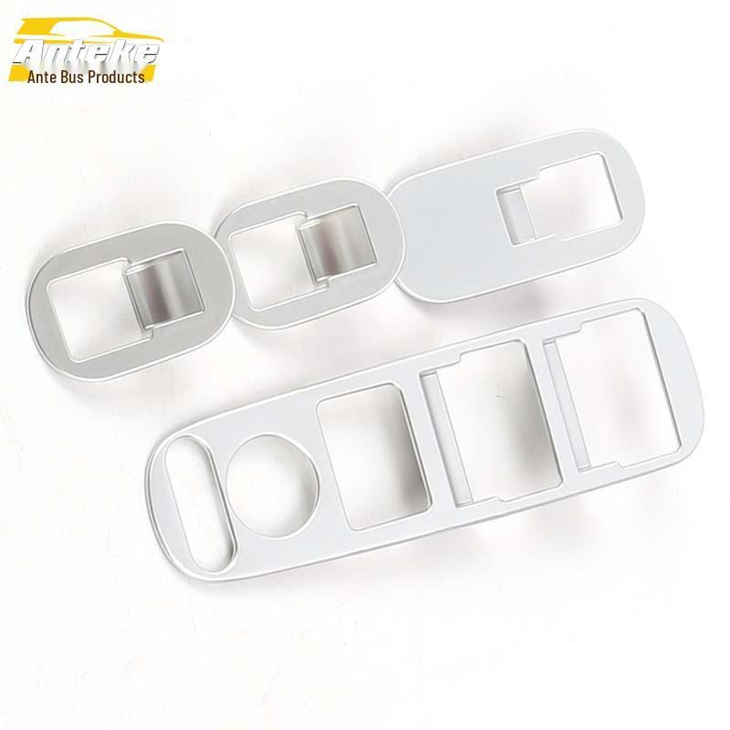 Vezel Window Lifter Switch Decorative Frame & Armrest Button Sequin Sticker Car Accessories