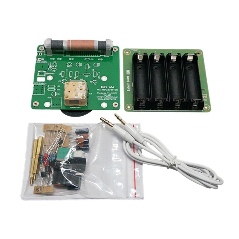 Плата радиоприемника на кристалле 1.21 Версия DIY Модульная плата передатчика средней частоты Комплект Частота 525~1605 кГц