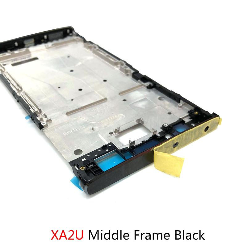 For Sony Xperia XA2 Ultra XA2U H4233 H4213 Rear Cover Housing Middle Frame Parts Battery Back Case Cover Repair Parts