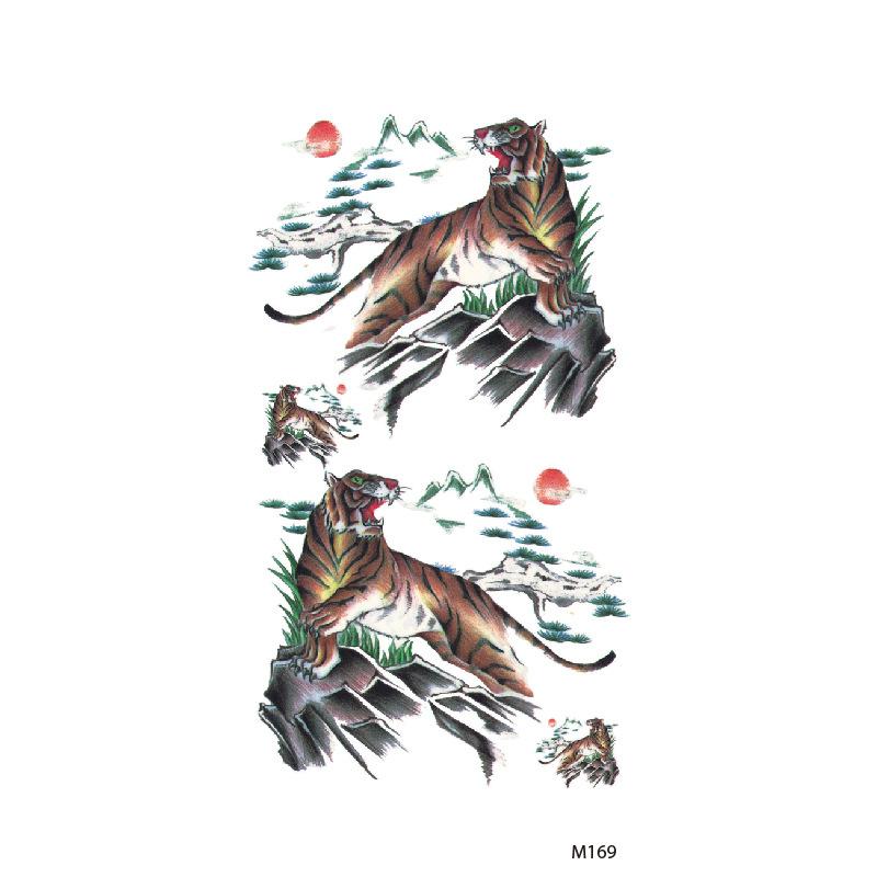 Customize Wolf Dragon Spider Scorpion Animal Temporary Tattoo Designs for Man