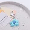 Mini Flower Keychain Cute Bloom Pendant Fashion Resin Floral Keyring  Car