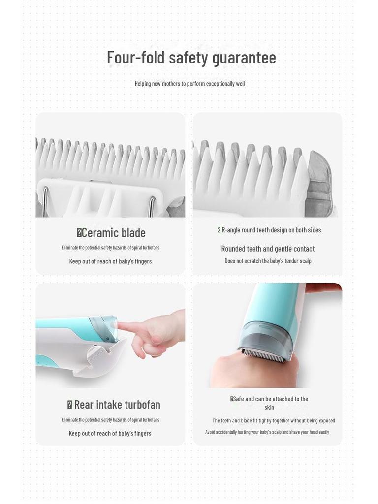 WAIKIL Портативный детский фен с керамическим лезвием USB