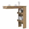 VidaXL Wall-mounted Bar Table Artisan Oak Engineered Wood, Bar Table, Bistro Table, Breakfast Table, Table 856861
