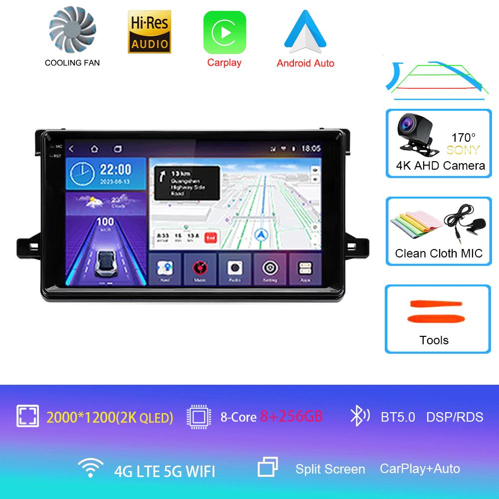 Android 14 для Toyota Prius XW50 2015 2016 2017 2018 2019 2020 Автомобильное радио GPS Carplay Мультимедийный плеер Навигация Стерео Авто BT