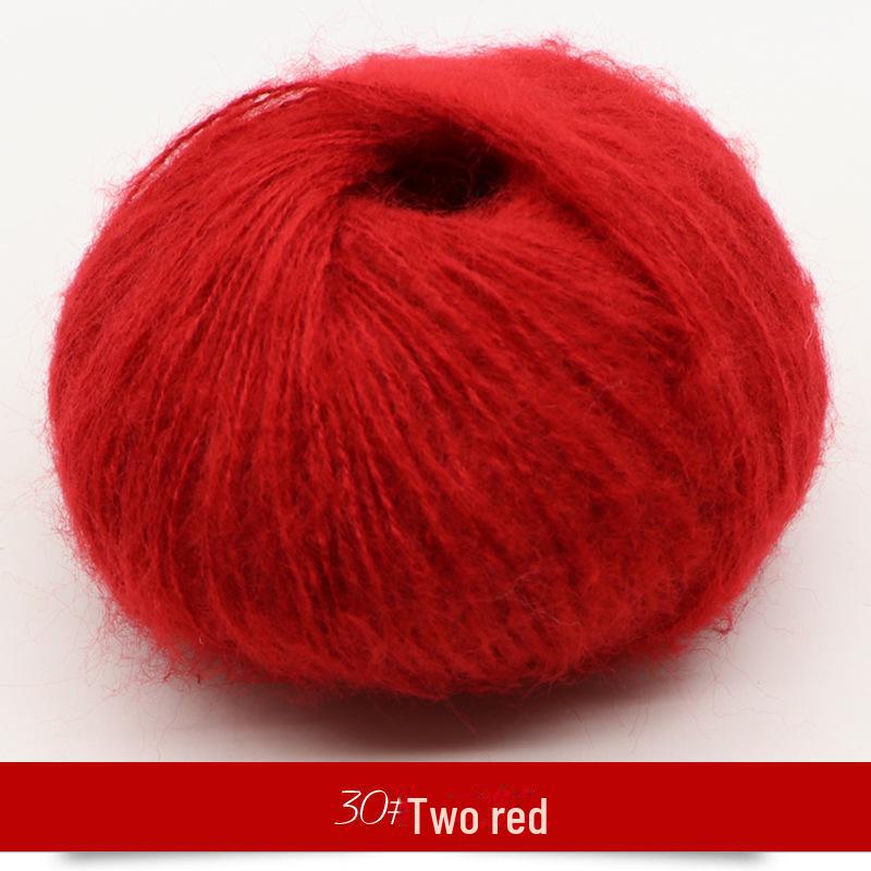 Детский свитер, шарф, шаль из мохера, комплект из тонких шерстяных ниток для вязания крючком