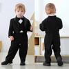 Dressy Daisy Formal Suit Set for Toddler Long Perfect for School Entrance Baby Shrine and Ages Black 5-Piece Boys, Sleeve, Ceremonies, Weddings,