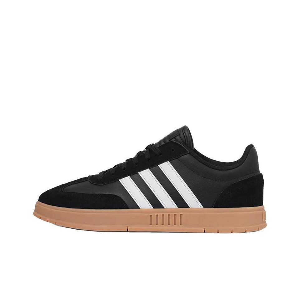 adidas Кроссовки Унисекс Gradas Black White Gum Основной черный Облачно-белый Серебристый металлик IE9045