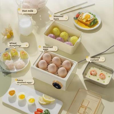 Автоматическая многофункциональная пароварка для яиц с функцией автоматического отключения для дома и общежития - компактная машина для приготовления завтрака