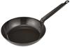 Endo Shoji TKG Iron Frying Pan 24cm Inner Diameter X Depth 241 X 47 Bottom Diameter 175 Plate Thickness Mass Compatible with IH Thick Black Skin