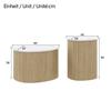 Modern Minimalist Coffee Table, Marble Grain, Wood Grain, Scandinavian Style Side Table, Multifunctional Living Room Table.