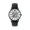 Мужские автоматические часы Renato Серебристый циферблат Кожаный ремешок 43 мм AR80060