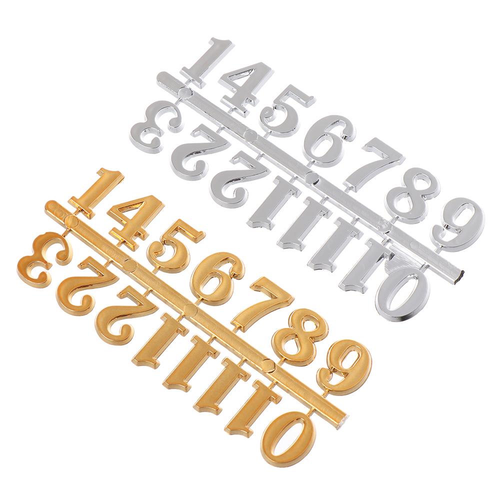 1 SET Accessory Replacement Gadget Restore Bell Accessories Clock Parts Arabic Number Clock Numerals