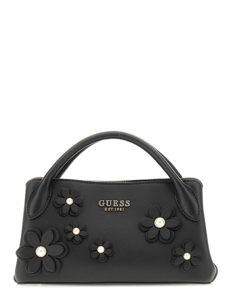 Handbag ZARIA SMALL GIRLFRIEND SATCHEL BLA [GUESS] Women's