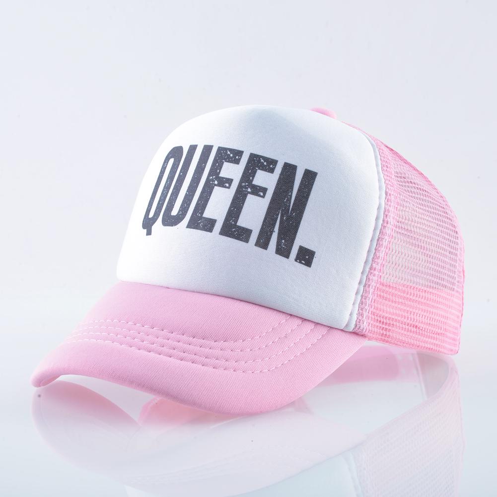 Children Baseball Cap Kids Summer Breathable Mesh Caps King And Queen Snapback Caps For Boys Girls