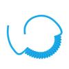 2025 Curly Chubby Retractable Fast Charging Cable 240W Type C Coiled Charger Cord for Car Durable USB-C Cable for IPhone Tablets