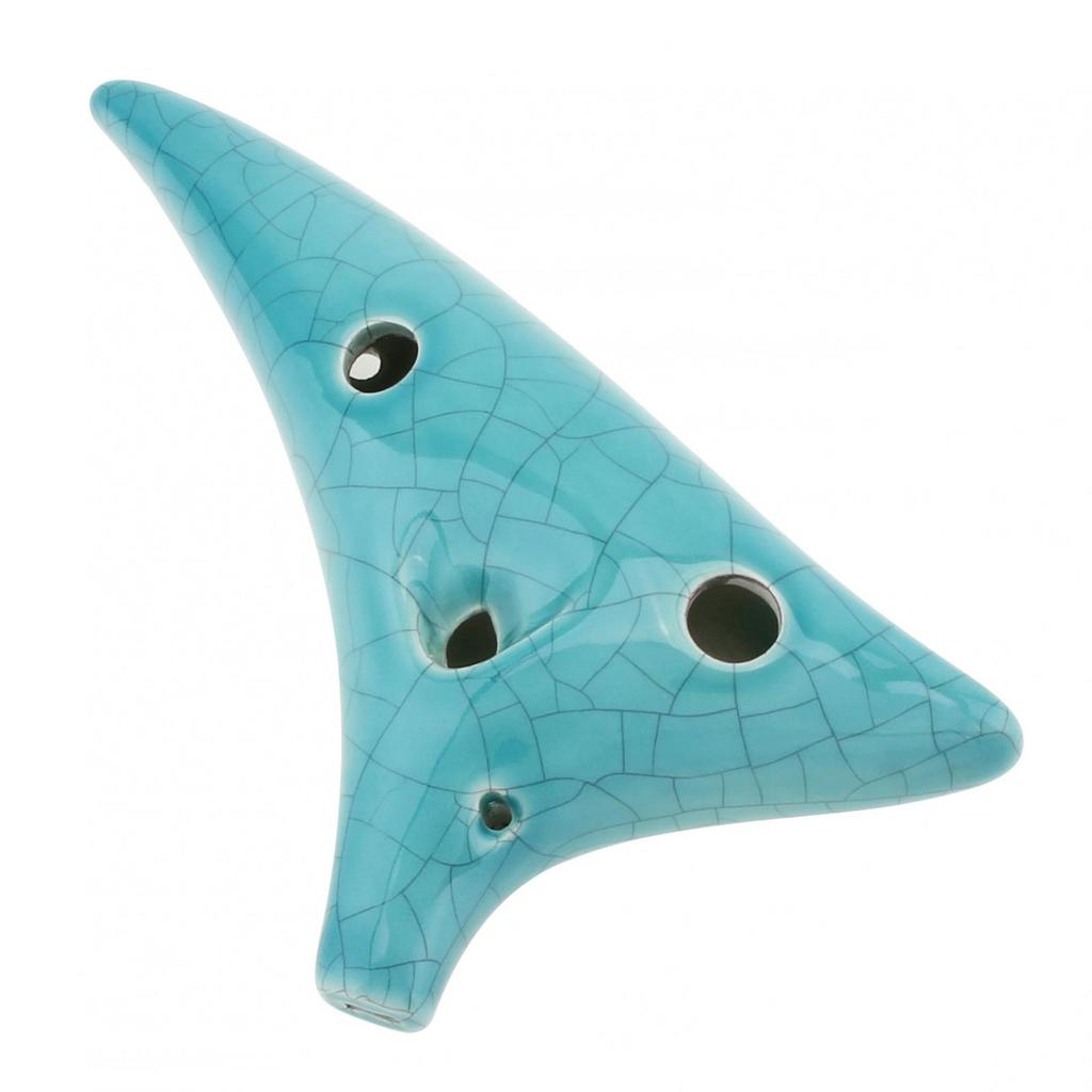 Керамическая окарина Alto ToneC с 12 отверстиями и сумкой для переноски со шнуром для песенника, хороший подарок, музыкальный инструмент для начинающих