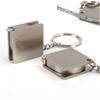 1pc Measuring Tools Stainless Steel Retractable Ruler Tape Measure Keychain Key Ring Gauging Tools Keyring Pull Ruler