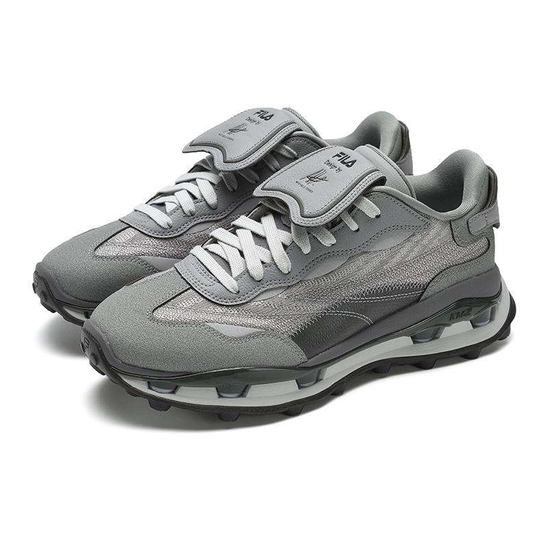Fila KM2 Удобная Модная Прочная Низкая Повседневная Обувь Мужские кроссовки Серый F12M443115FAN