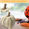 Cotton Rope Pumpkin, Desktop Ornaments, Hand-woven Decorations, Holiday Decoration Props.