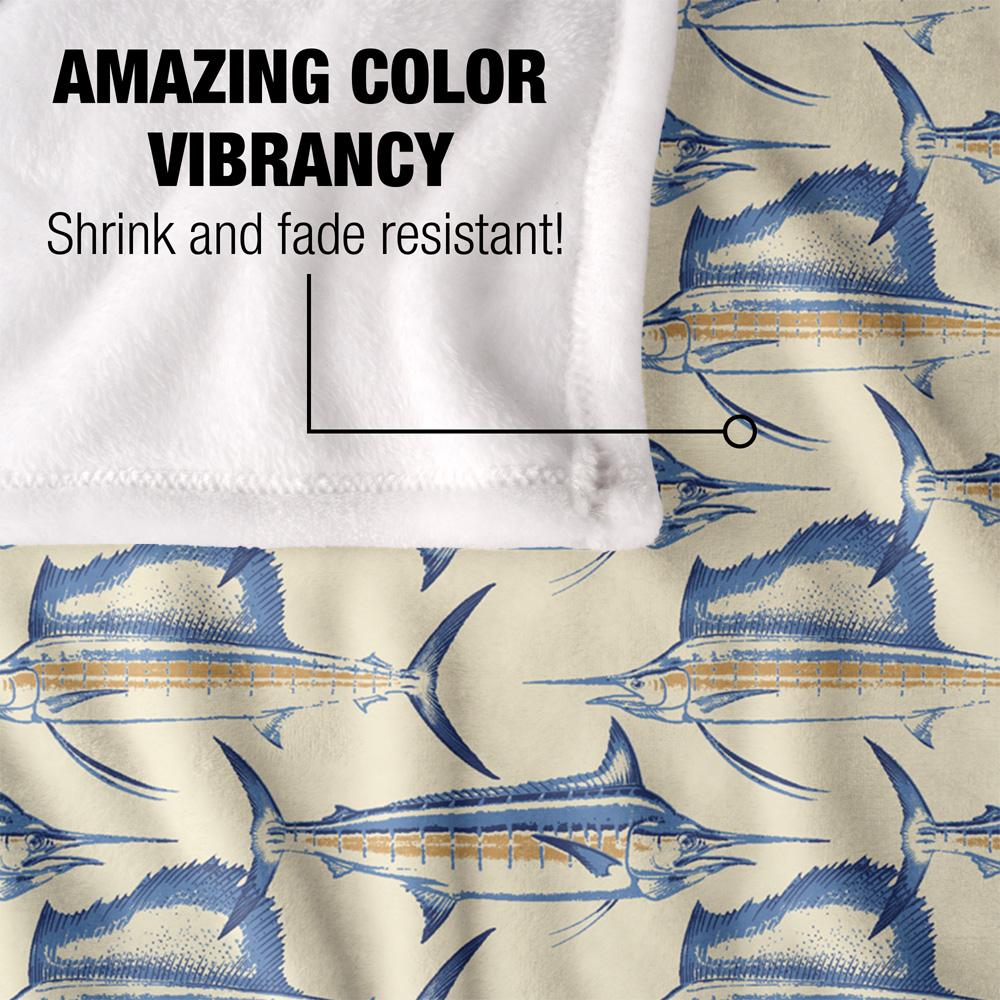 JQ Licensing 2 Silky Billfish Supersoft Blanket