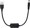 SinLoon 5V 12V USB Повышающий USB-штекер на DC-штекер Кабель питания Диаметр Внутренний диаметр 30 см Для настольных Bluetooth и других 5V устройств Преобразователь,