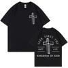 Christian Jesus Bible Verse T-shirts High Quality Fashion Short Sleeve T-shirt Men Women Clothing Casual Cotton T Shirts