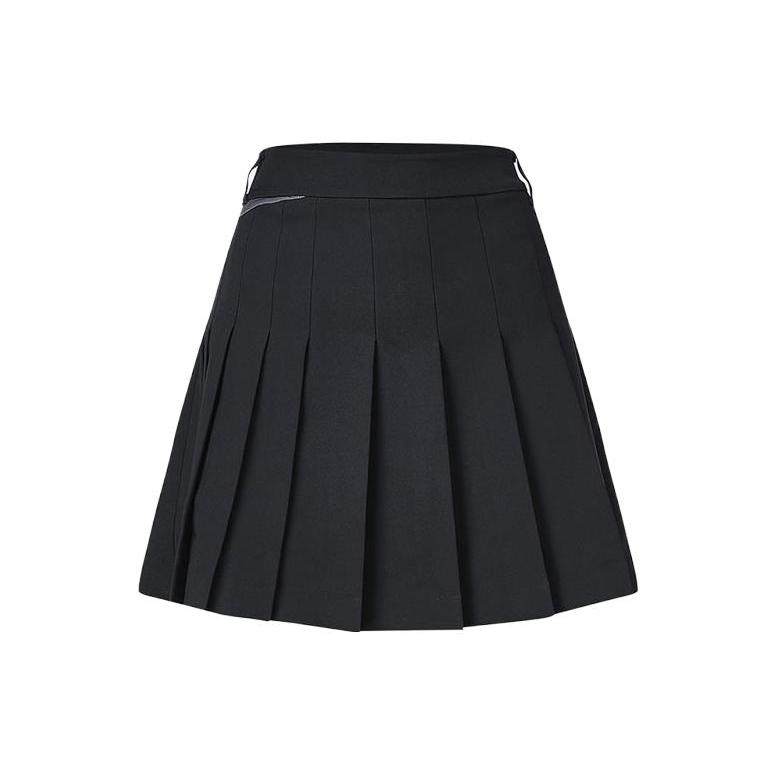 Новые повседневные короткие юбки серии FILA Golf для женщин, цвет угольно-черный A11W345301F-BK